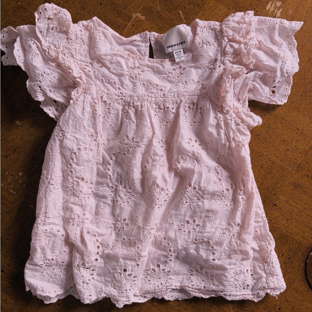 Pink babydoll top